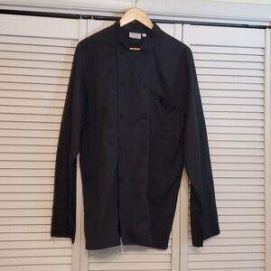 Chef Works Black Chef's Jacket, Size Large